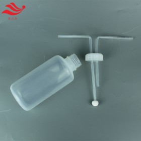进口特氟龙洗气瓶PFA300ml洗涤气体杂质耐高温