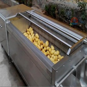 全自动蔬菜清洗机 大型洗菜机食材清洗设备