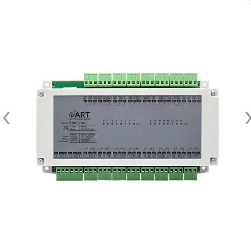 阿尔泰16路C型继电器输出模块RS485通讯DAM3010C